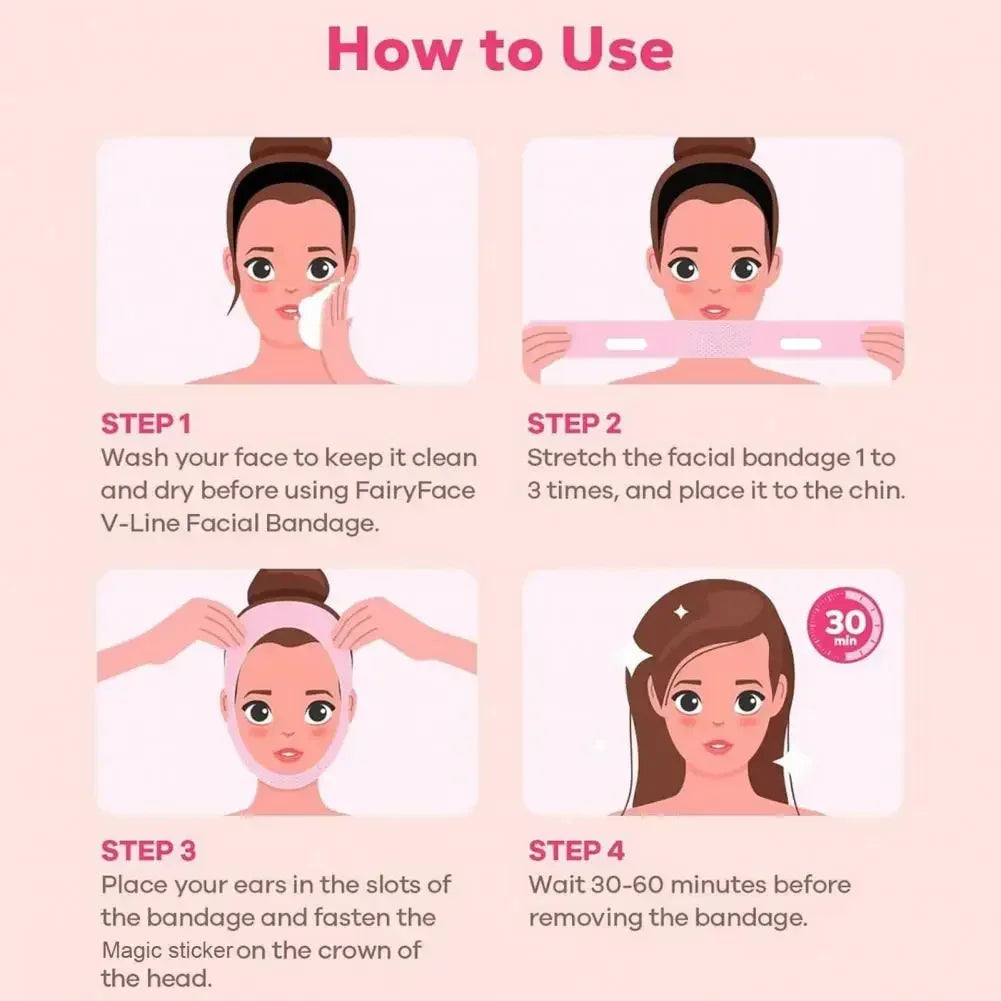 NAYMIA™ Bande de Modelage Visage – Chin Slimming & V-Line Lift Réutilisable