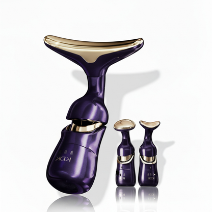 NAYMIA™ Appareil de Massage Visage 3-en-1 – Soin Visage, Cou et Contour des Yeux